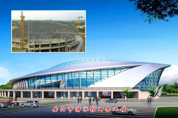 乐陵游泳池网架